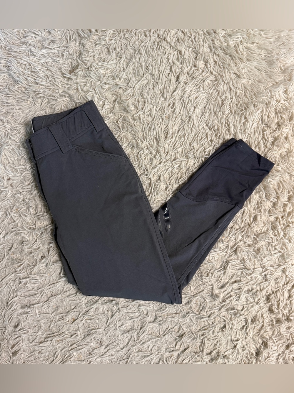 Women’s Size 24R Grey Kastel Denmark Knee Patch Horseback Riding Breeches